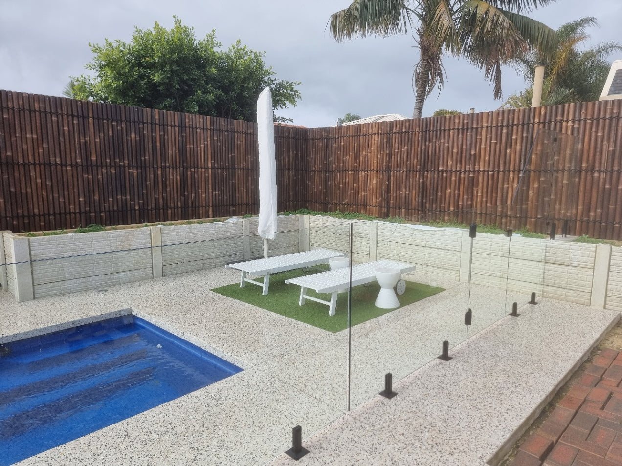 Bamboo Fence Panels Perth - Dark Colour (H2000 x W1000mm)