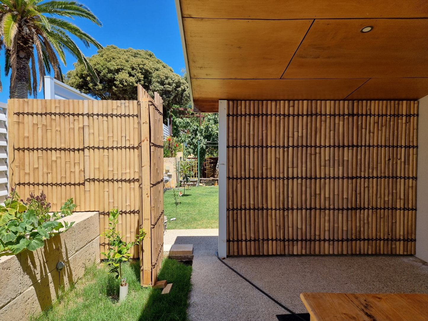 Bamboo Fence Panels Perth - Natural Colour (H1800 x W1000mm)