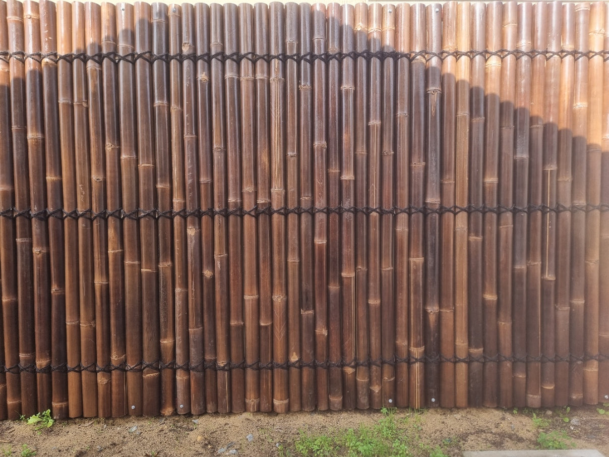 Bamboo Fence Panels Perth - Dark Colour (H2000 x W1000mm)