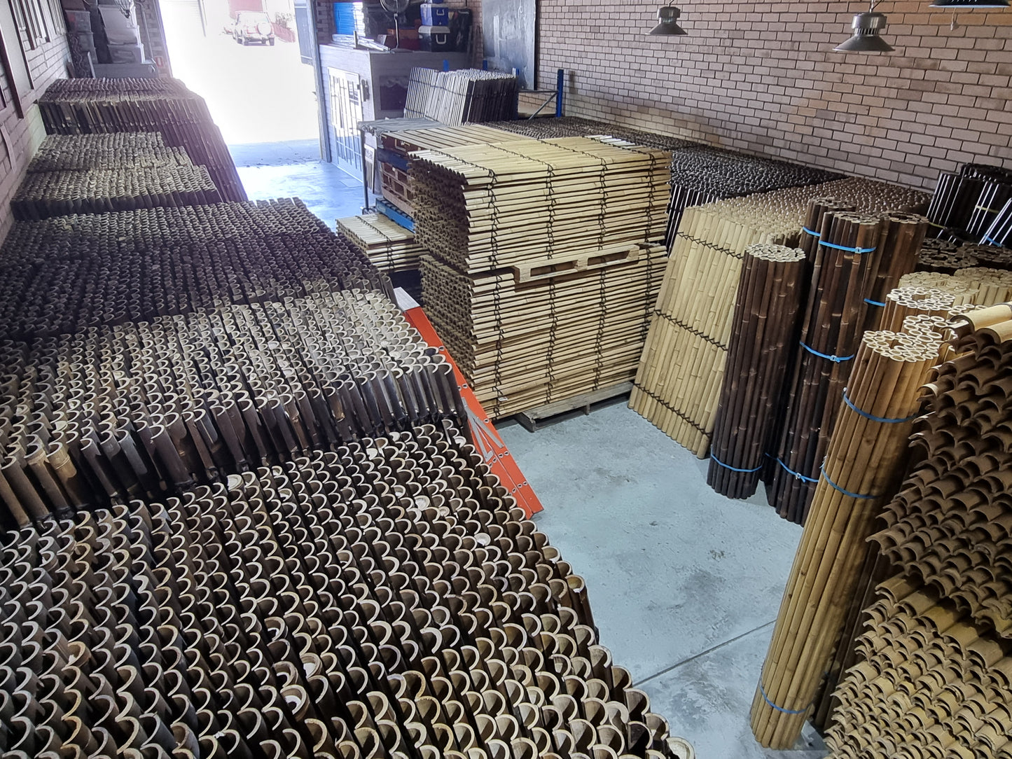 Bamboo Fence Panels Perth - Dark Colour (H2100 x W1000mm)