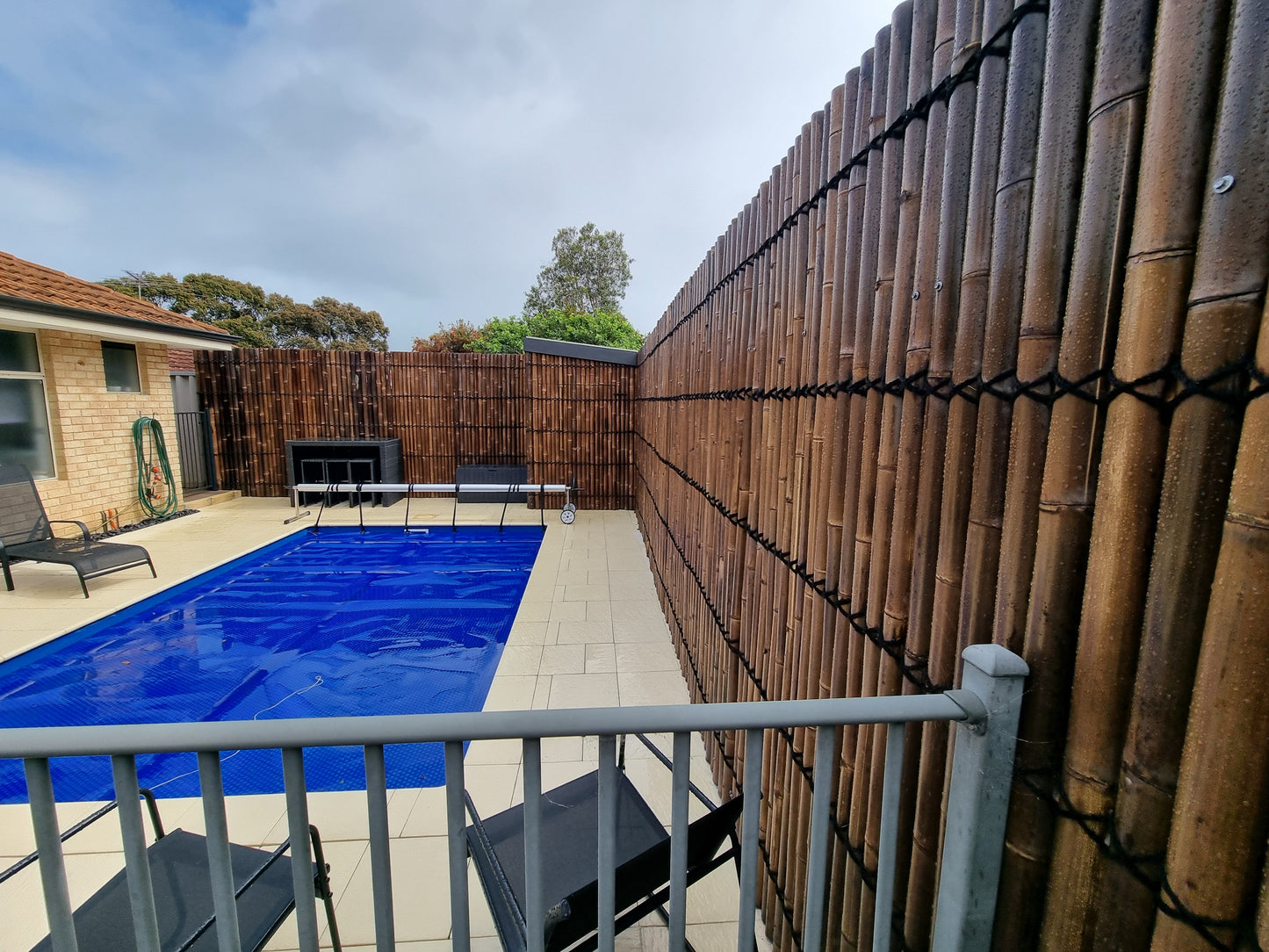 Bamboo Fence Panels Perth - Dark Colour (H2000 x W1000mm)