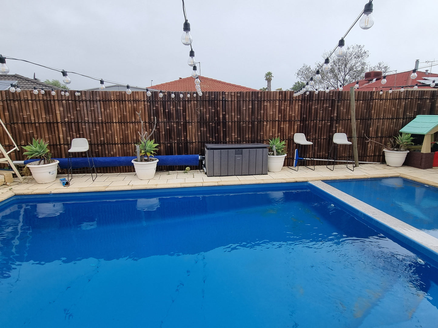 Bamboo Fence Panels Perth - Dark Colour (H2400 x W1000mm)