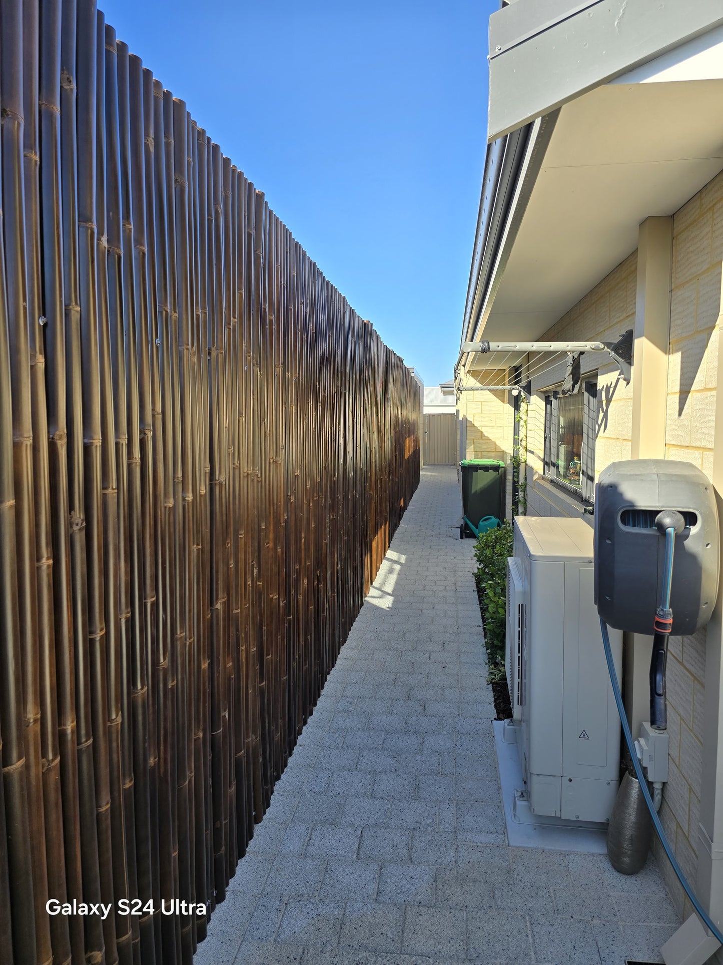 Bamboo Fence Panels Perth - Dark Colour (H2000 x W1000mm)