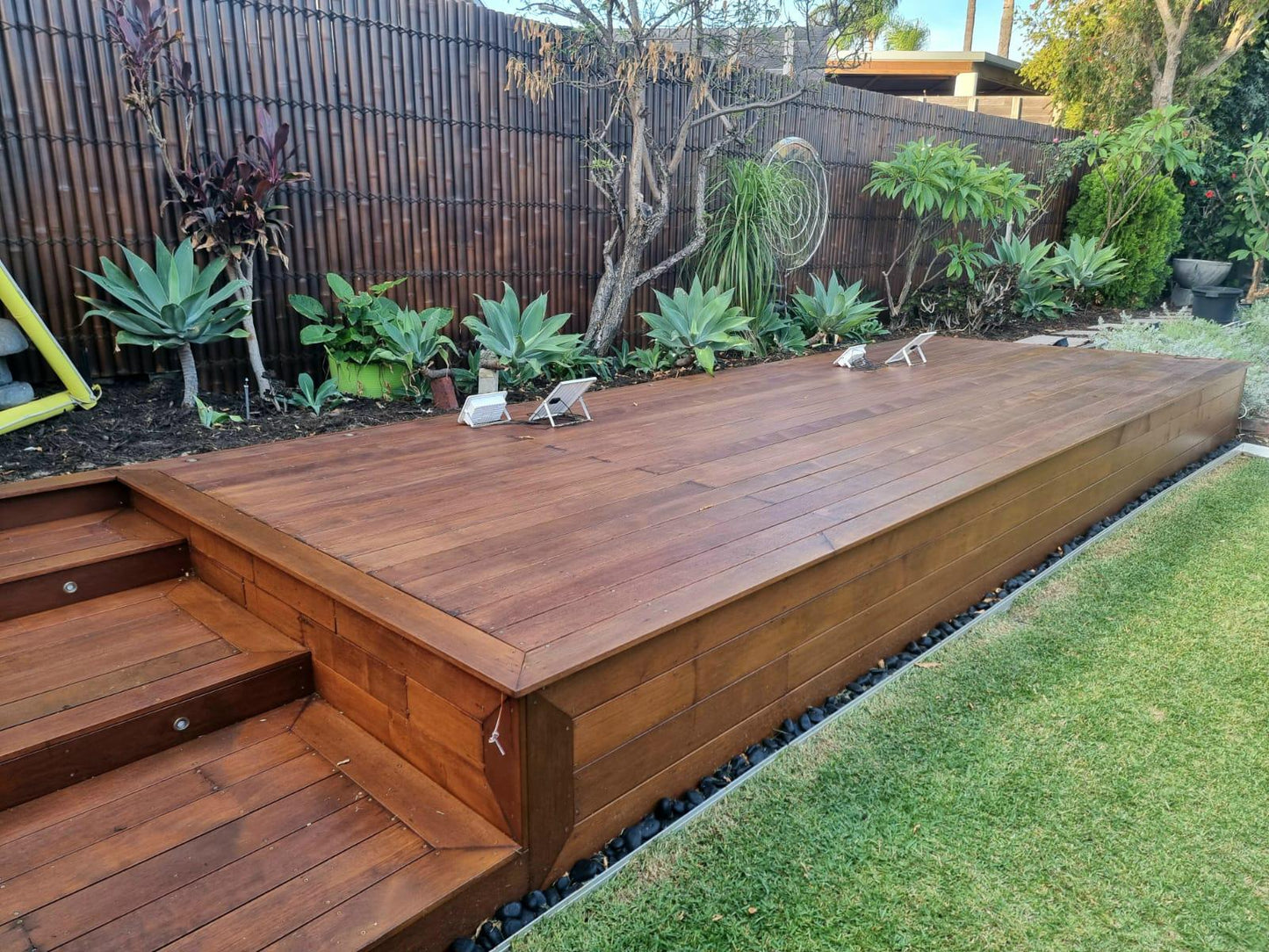 Bamboo Fence Panels Perth - Dark Colour (H2100 x W1000mm)