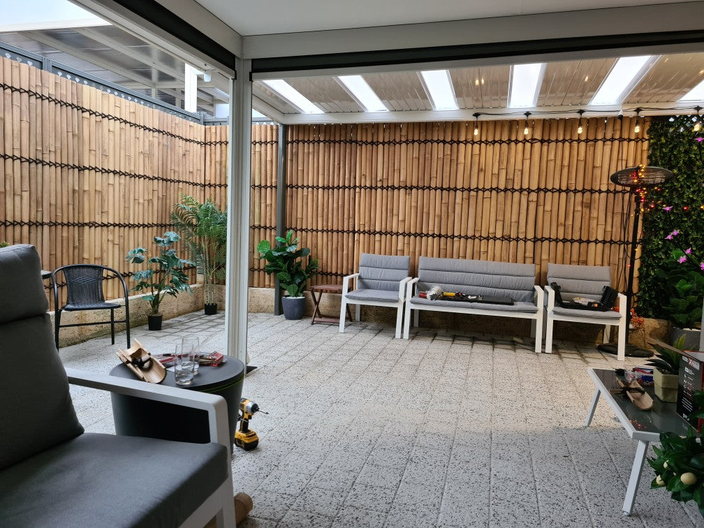 Bamboo Fence Panels Perth - Natural Colour (H1800 x W1000mm)