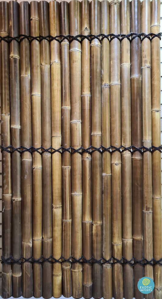 Bamboo Fence Panels Perth - Dark Colour (H1800 x W1000mm)