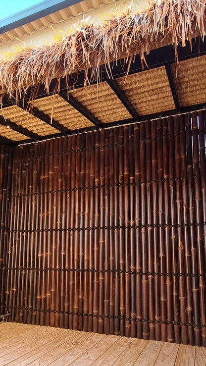 Bamboo Fence Panels Perth - Dark Colour (H2400 x W1000mm)