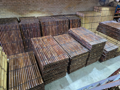 Bamboo Fence Panels Perth - Dark Colour (H1800 x W1000mm)