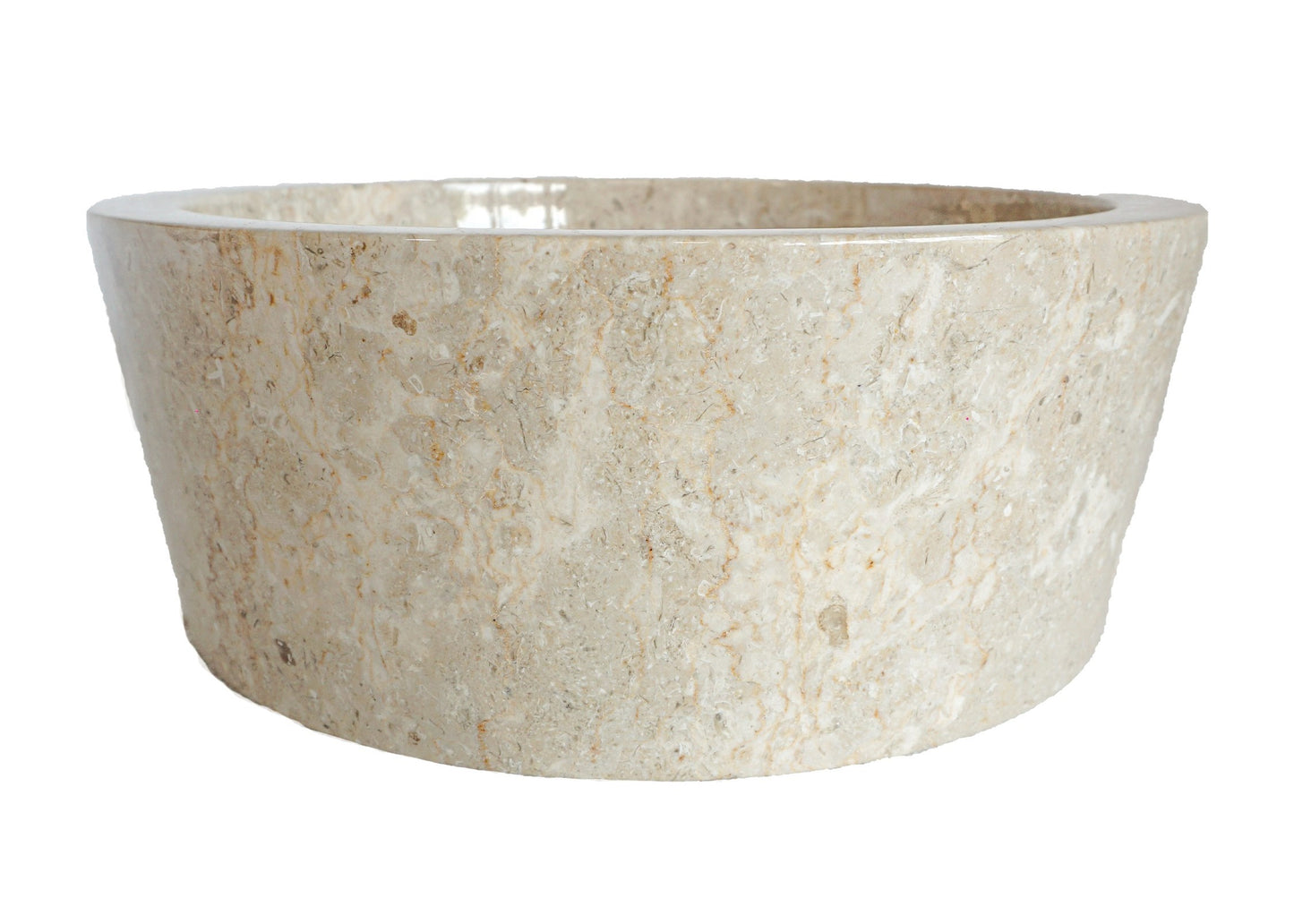 Forma Lucid - Marble Vanity Basin - Polished finish - H15cm - Cream or grey - Dia 40cm - Natural Stone