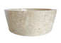 Forma Lucid - Marble Vanity Basin - Polished finish - H15cm - Cream or grey - Dia 40cm - Natural Stone