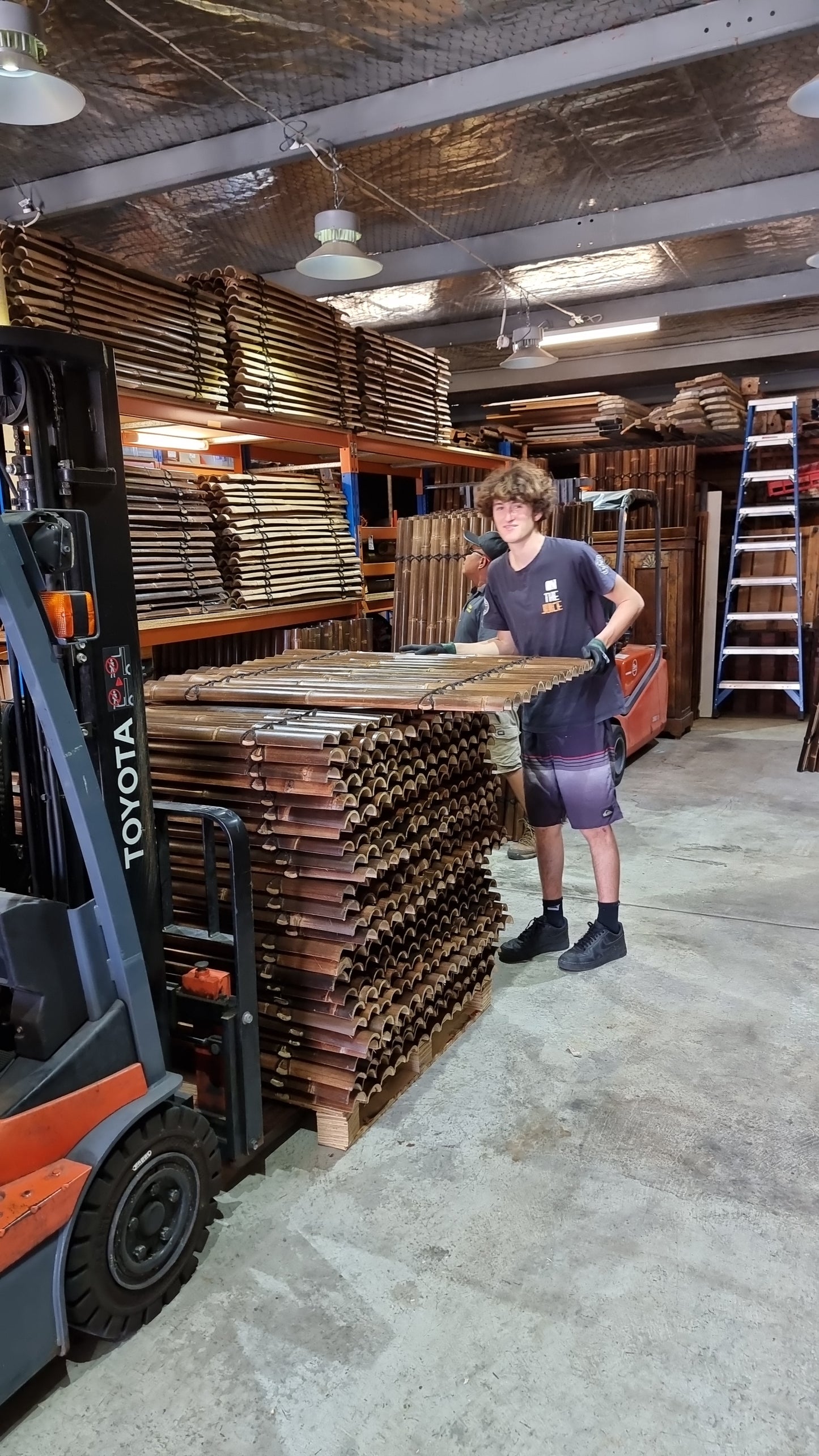 Bamboo Fence Panels Perth - Dark Colour (H1200 x W1000mm)