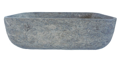 Forma Axis FB12C grey marble vanity basin, front view