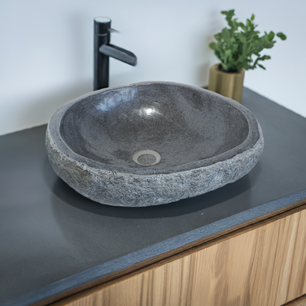 Natural River Stone basin - in store soon